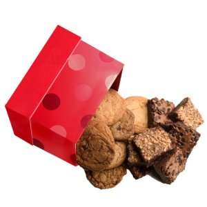Geoff & Drews Signature Red Box of 16 Fresh Baked Cookies & 8 