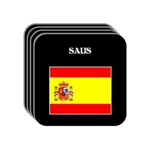  Spain [Espana]   SAUS Set of 4 Mini Mousepad Coasters 