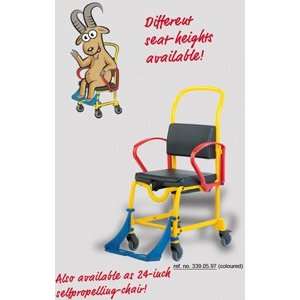 Augsburg Shower commode chair for children with toilet bucket and 5 