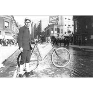  New York City Bike Messenger 12x18 Giclee on canvas