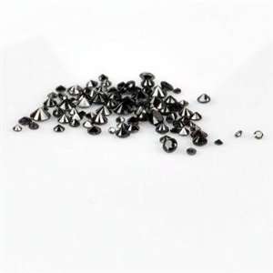  Awesome Natural 1.07 Ct Round Brilliant Cut Loose Black 