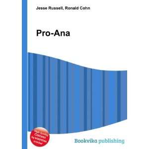  Pro Ana Ronald Cohn Jesse Russell Books