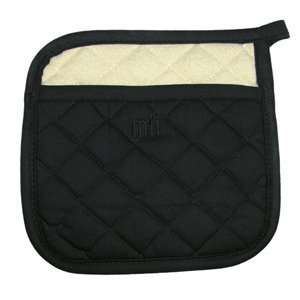  MUkitchen 6003 0908 MU potholder   Onyx   pack of 4