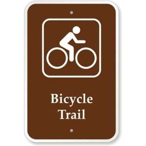  Bicycle Trail (with Graphic) High Intensity Grade Sign, 18 