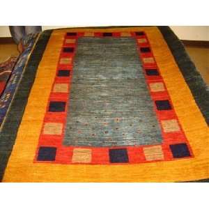    3x5 Hand Knotted Gabbeh Persian Rug   50x34