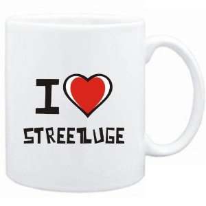  Mug White I love Streetluge  Sports