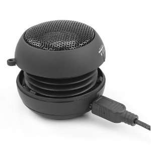  Mini Portable Travel Hamburger Speaker Black  Players 