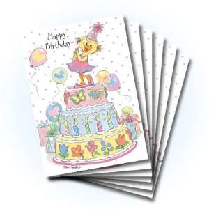    Suzys Zoo Happy Birthday Card 6 pack 10311