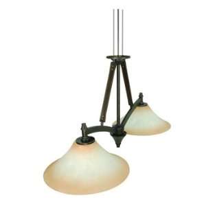  60/1043   Nuvo Lighting   Viceroy   Two Light Chandelier 