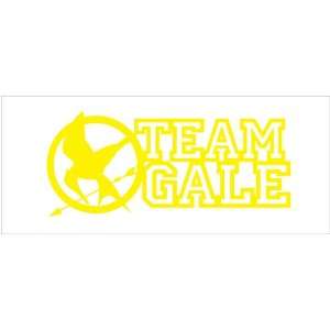  Hunger Games Team Gale Mocking Jay Sticker Decal. Yellow 