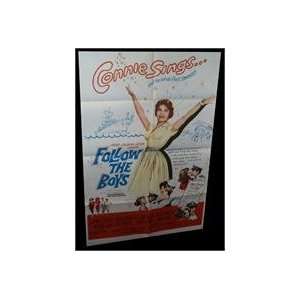  Follow the Boys Folded Movie Poster 1963 