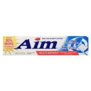  Aim Multi Benefit Toothpaste   Ultra Mint, 6 oz Health 