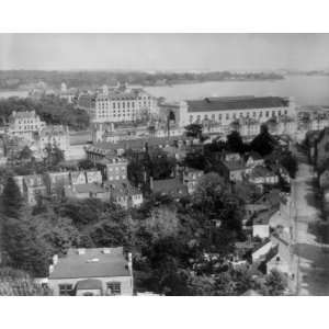  1906 Photo of Annapolis, Maryland, and harbor   left 