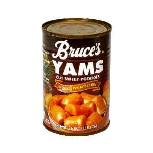 Bruces, Yam Whole Orange Pneaple Sc, 16 Ounce (12 Pack)  