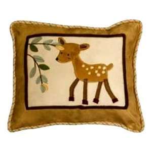  Lambs and Ivy Enchanted Forest Decorative Pillow, Tan 