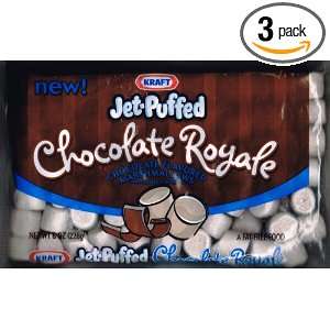 Jet Puffed Chocolate Royale Chocolate Flavored Marshmallows (3 8 oz 