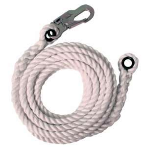   Lifeline with Snap Hook and Thimble End, 75 Foot