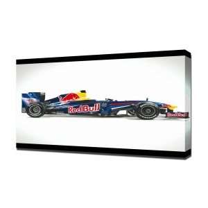 Red Bull F1 side   Canvas Art   Framed Size 32x48   Ready To Hang