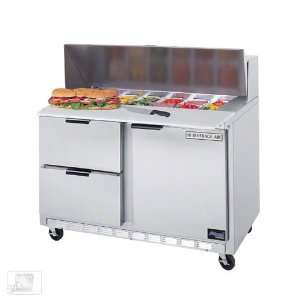Beverage Air SPED48 10C 2 48 Cutting Top Sandwich/Salad Prep Table w 