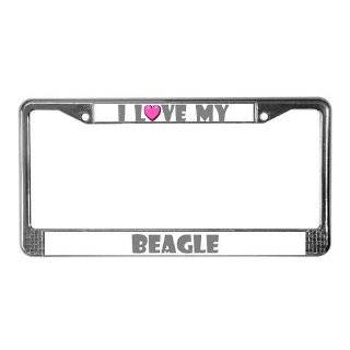  license plate frame dog