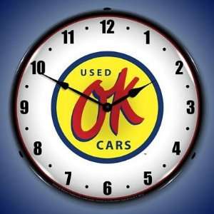  OK Used Cars Lighted Wall Clock