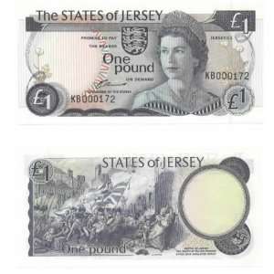  Jersey ND (1976 83) 1 Pound, Pick 11a 
