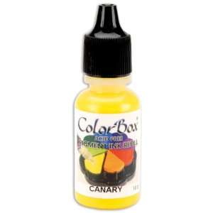  ColorBox Pigment Ink Re inker Refill Bottle Canary
