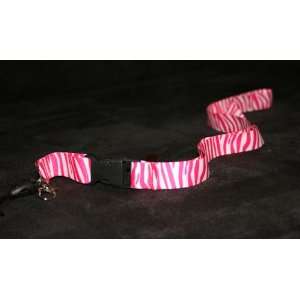  Pink Zebra Lanyard Automotive