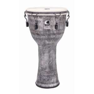  Toca SFDMX 12AS Djembe, Silver Musical Instruments