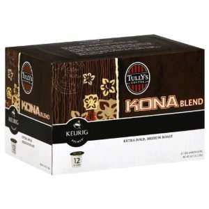 Tullys Coffee Kcup Kona Blnd 12C 4.87 OZ (Pack of 6)  