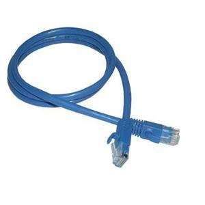  50 CAT6 Booted Patch Blue Electronics