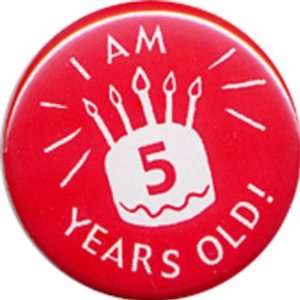  5 year old birthday badge