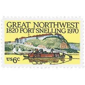  #1409   1970 6c Fort Snelling U. S. Postage Stamp Plate 