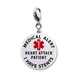  HEART ATTACK PATIENT I Have Stents Medical Alert 1 inch 
