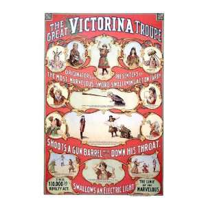  Buyenlarge 14711 3P2030 The Great Victorina Troupe 20x30 