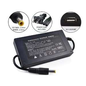 Charger with USB port + Power Supply Cord for Gateway MA MA2 MA2A MA3 