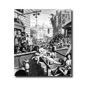  Gin Lane 1751 Giclee Print