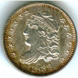  1832 Bust Half Dime    Stunning   Almost Uncirculated 