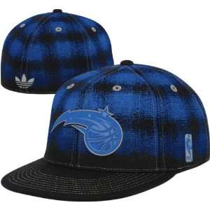  Orlando Magic Fastbreak Flannel Flat Brim Flex Fit Hat 