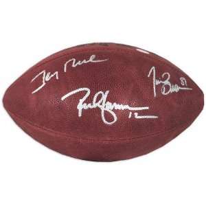 Rich Gannon, Jerry Rice & Tim Brown Autographed NFL Football  