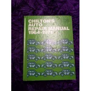 Chiltons Auto Repair Manual 1964 1971 Books