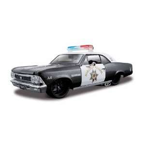  1966 Chevy Chevelle SS Police CHP W/Black Rims 1/24 Toys 