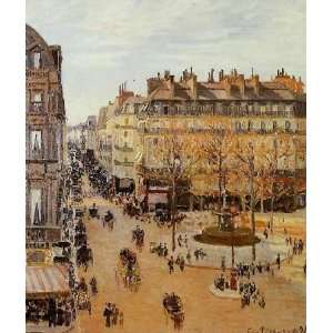   SaintHonore Sun Effect Afternoon, by Pissarro Camille