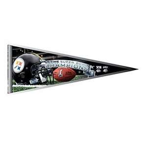 Pittsburgh Steelers 7 Time Super Bowl Champions Premium Pennant 