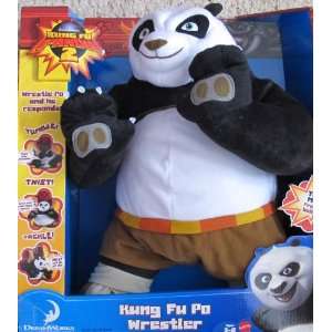  DreamWorks TALKING Kung Fu PANDA PO WRESTLER 16 Plush 