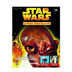  Star Wars Official Figurine Collection #14 Admiral Ackbar 