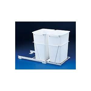  Double Standard 35 quart Bin Pullout for Hinged Doors 