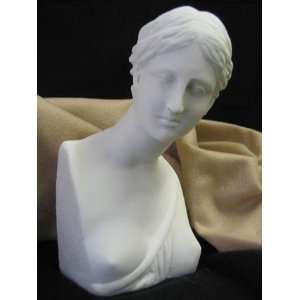  Psyche, Bust Statue of Marble 11 Tall 