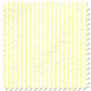  Seersucker Yellow Stripe Doodlefish Fabric by the Yard 