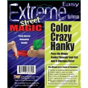   Forum Novelties Extreme Street Magic   Color Crazy Hanky Toys & Games